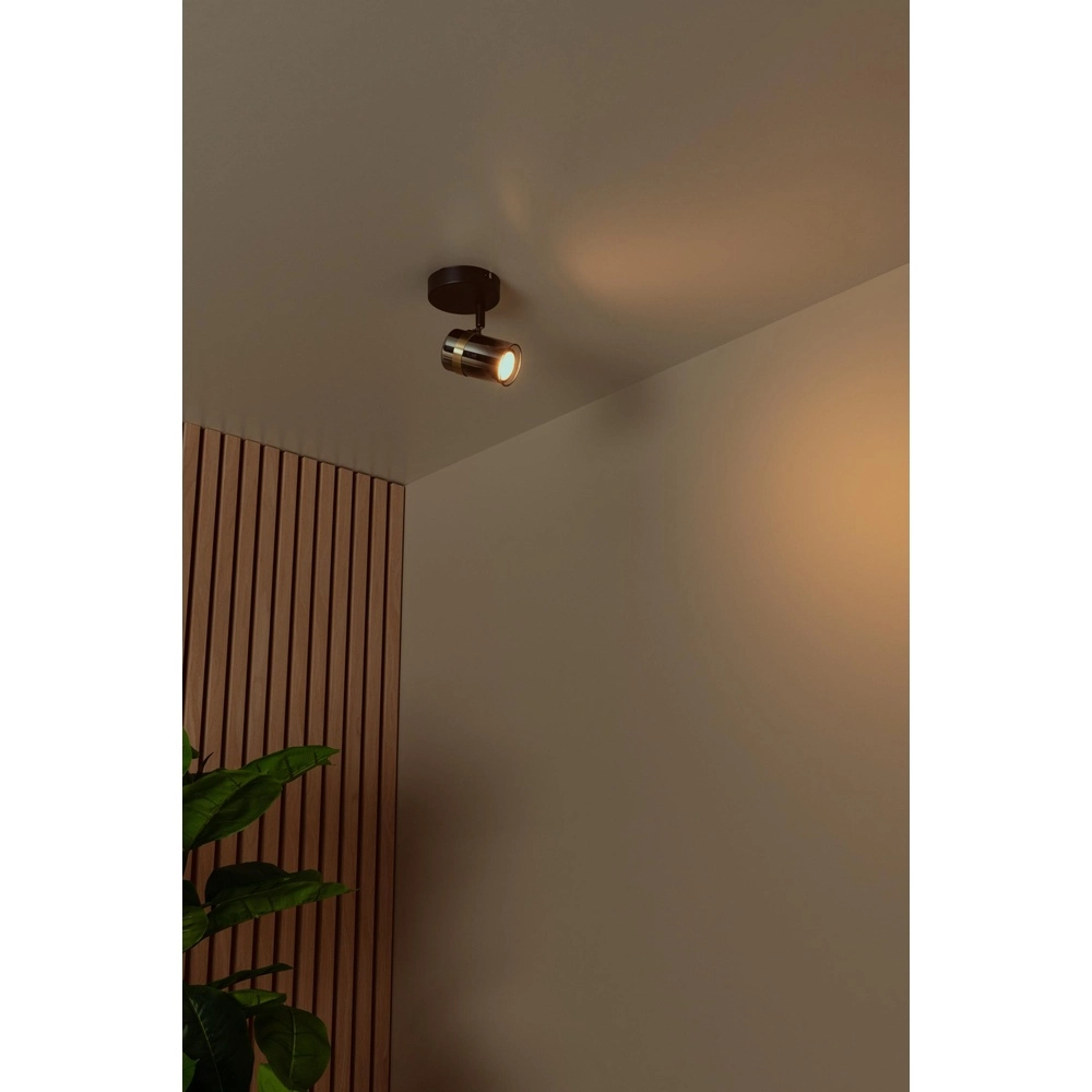 Ceiling spotlight Upton Single Black Lucide 5411212570017