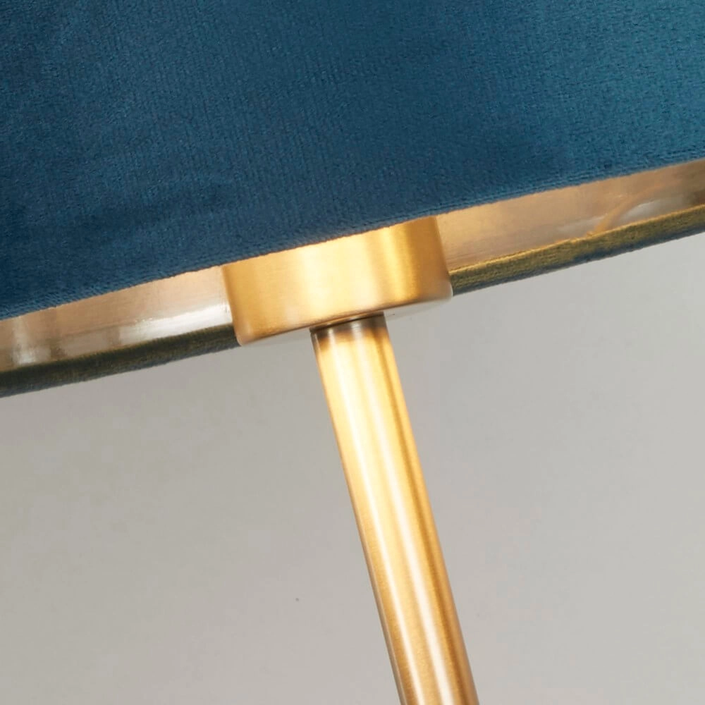 Table lamp Finn Gold with blue Searchlight 5053423257242