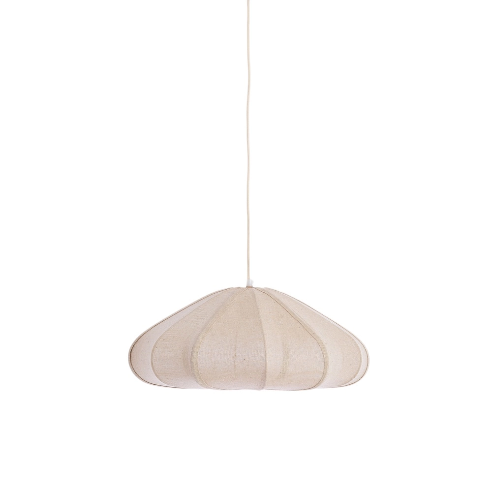 Fabric pendant lamp Cesano Ø 50cm - natural