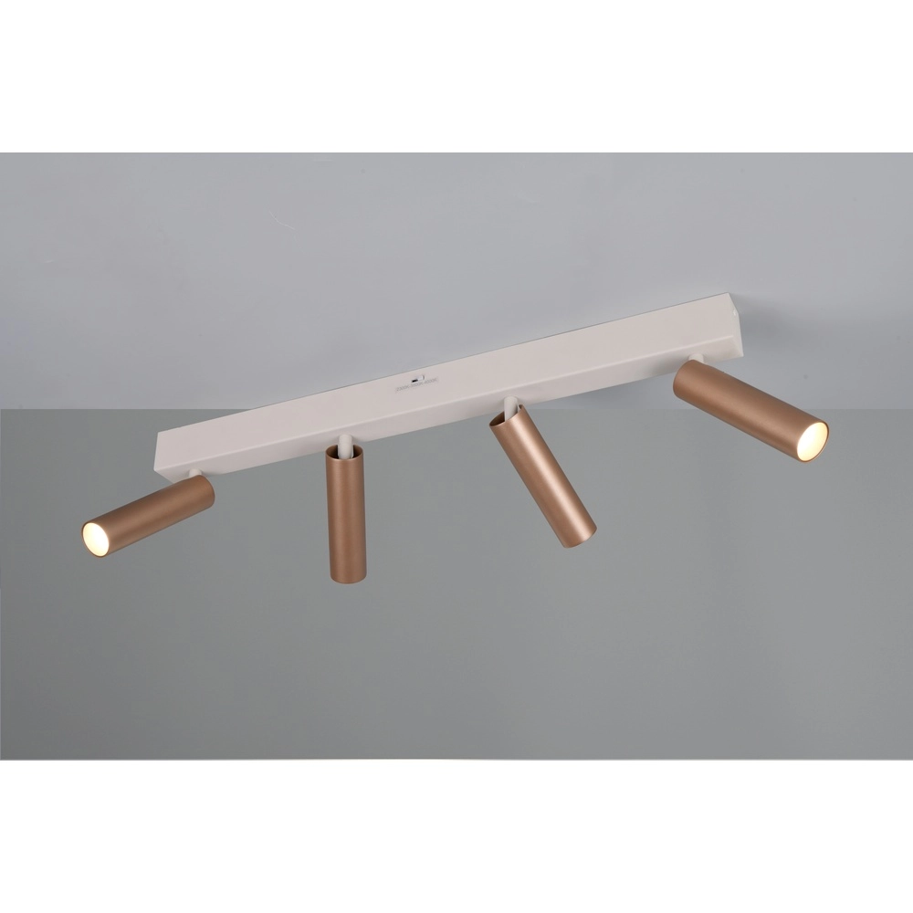 4-light surface-mounted spot Ambala mocha brown Trio 4017807656107