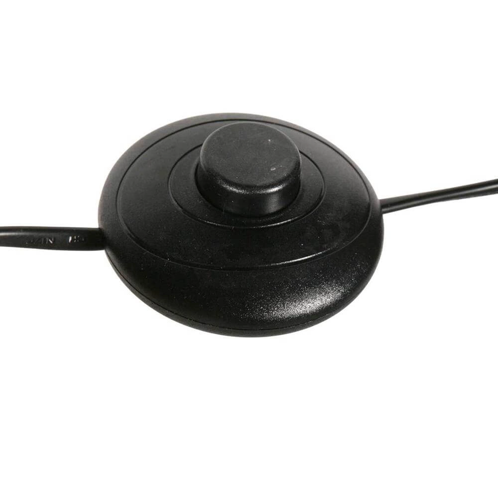 Modern floor lamp Mykty black Ø 40cm Steinhauer 8712746178173