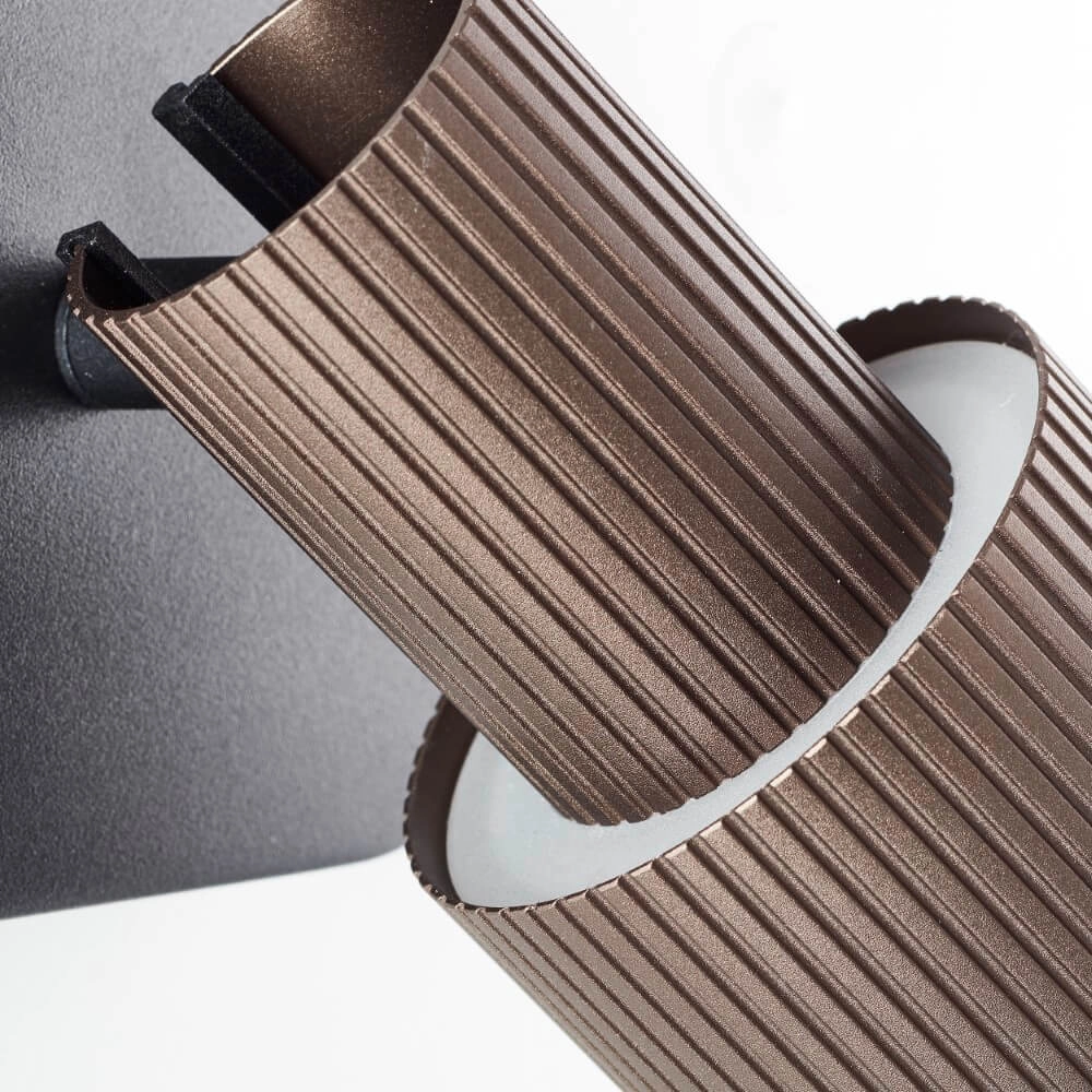 Surface-mounted spot Cadiz black with bronze Brilliant 4004353441264