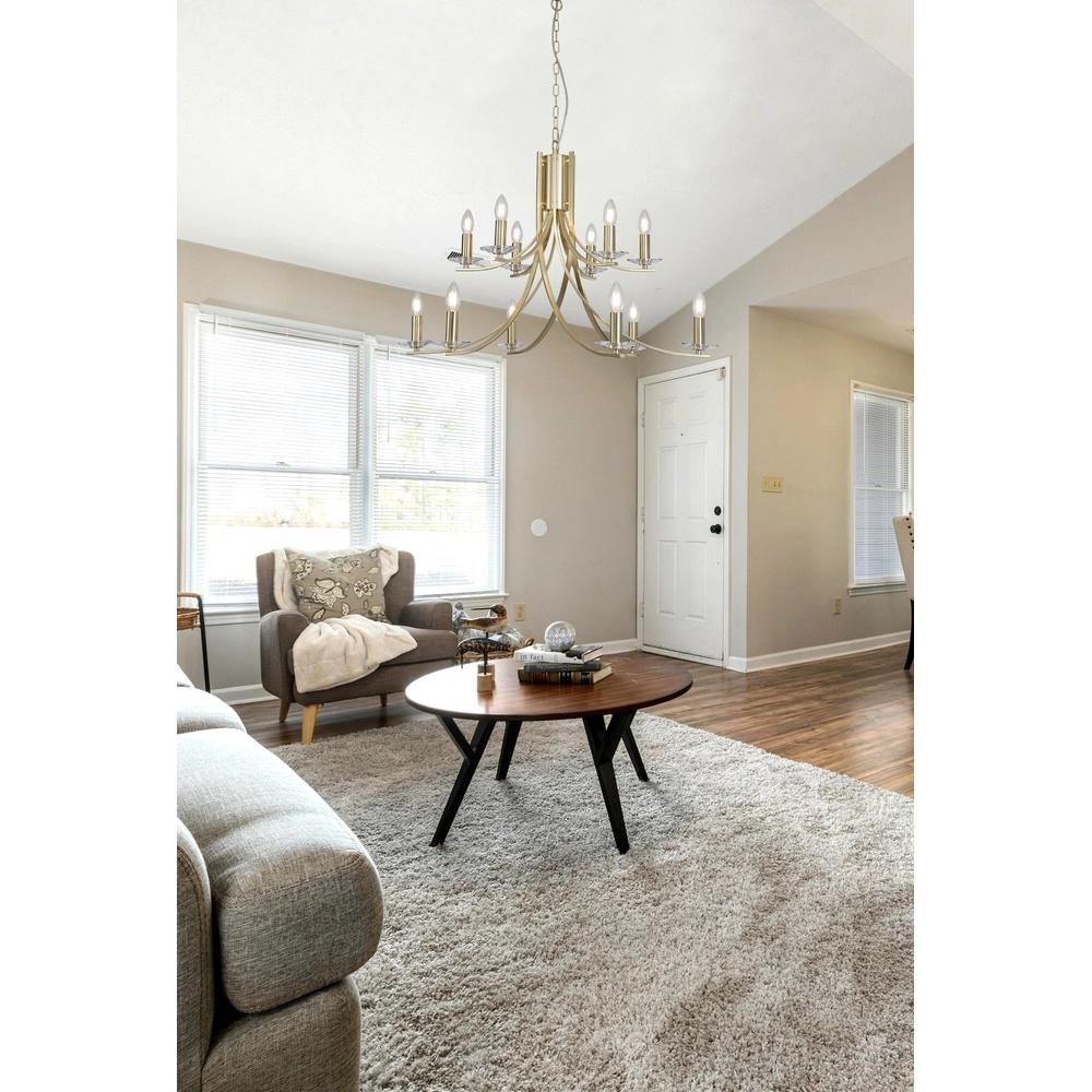 Chandelier Ascona 12-light Searchlight 5053423303680