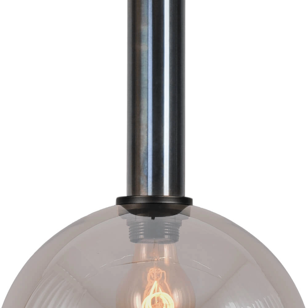Hanging lamp Ø 25cm Bella 2 Dappled oil with gold glass Masterlight 8718121334172