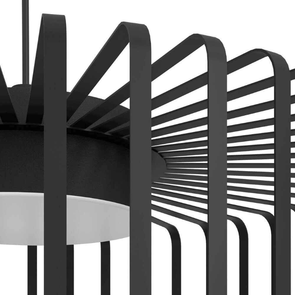 Black pendant lamp Ginestrone-Z Ø 45cm design Eglo 9008606270507