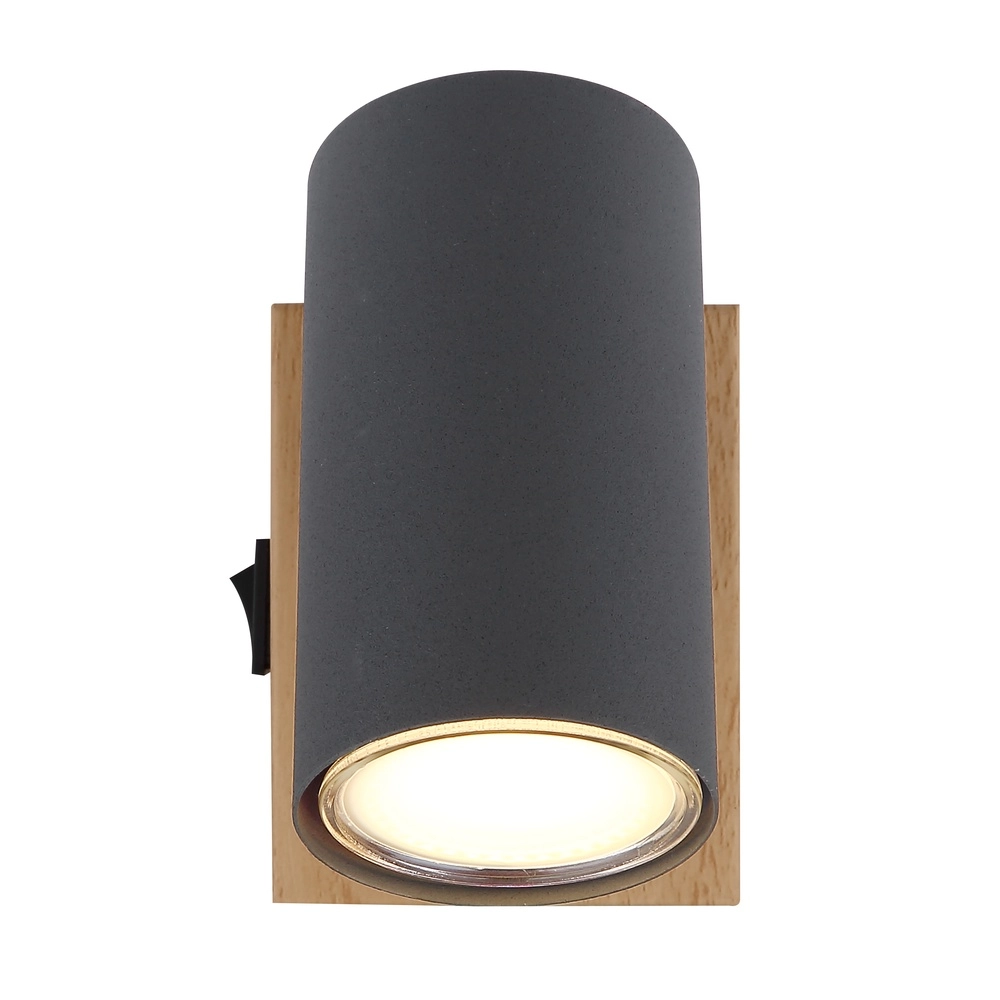 Surface-mounted spot Robby wood Globo 9007371433513