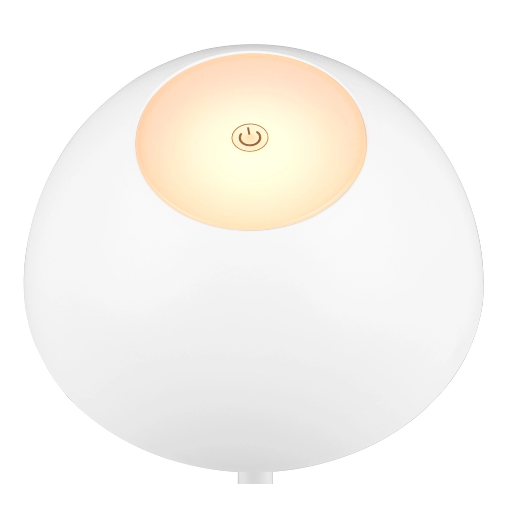 Table lamp Ricardo white Ø 13.5cm Trio 4017807601787