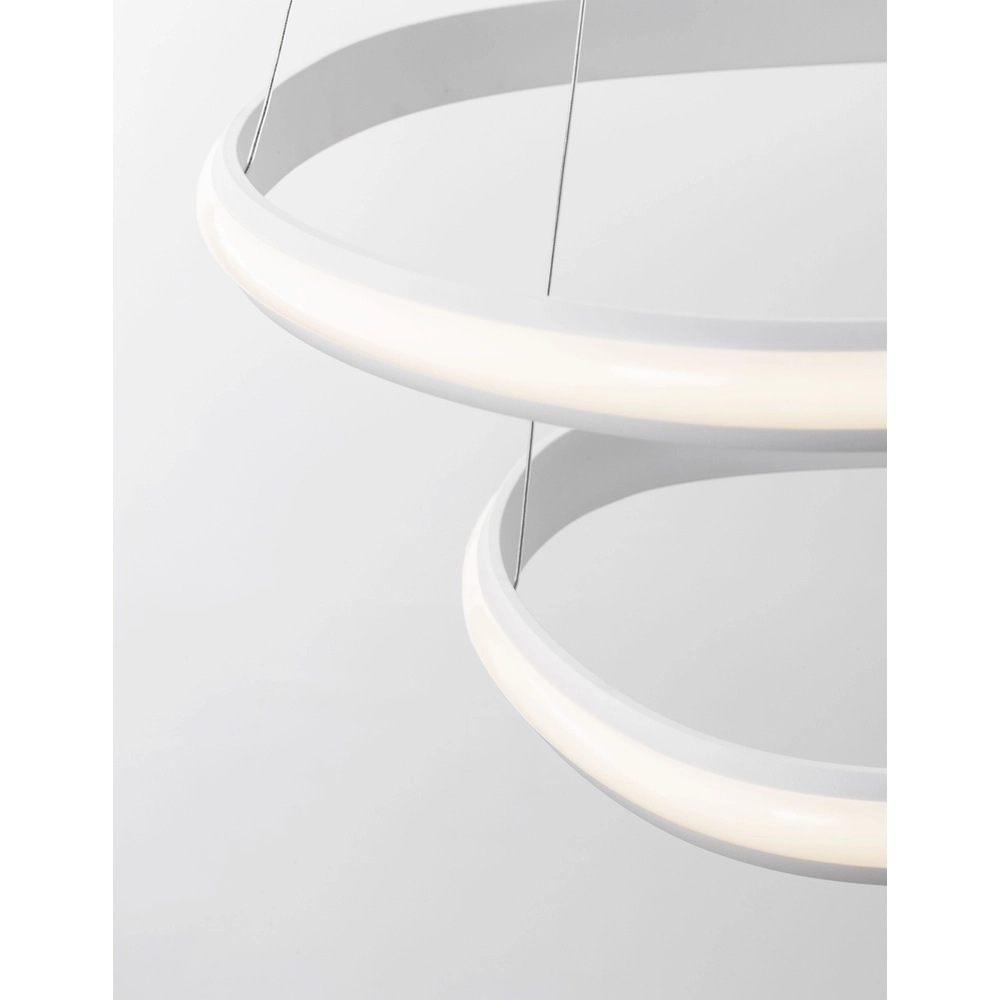 Design pendant lamp Aries white Ø 59cm Lyora 5212017419811
