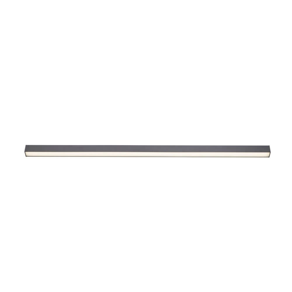 Sleek ceiling lamp Pure Lines Straight anthracite Paul Neuhaus 4012248357903