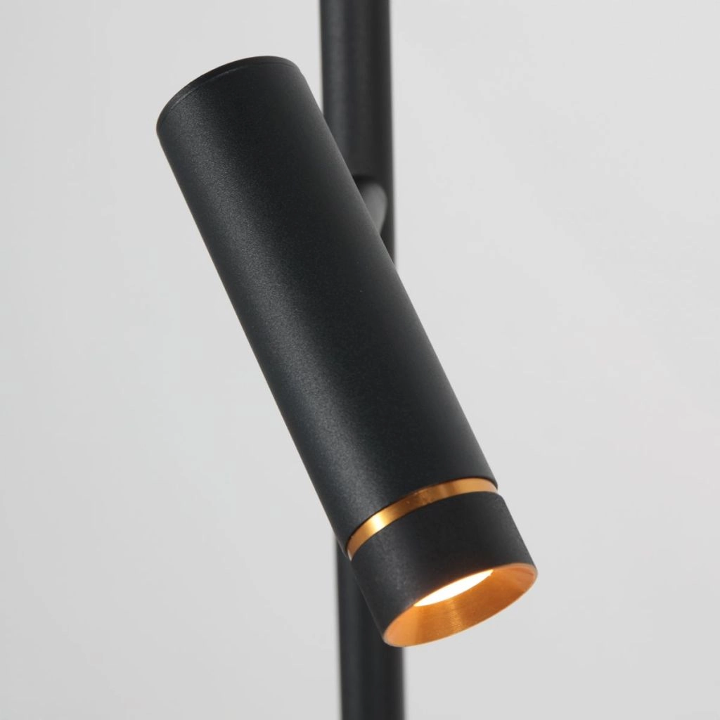 Floor lamp 2-lights Lumo Black Steinhauer 8712746184686