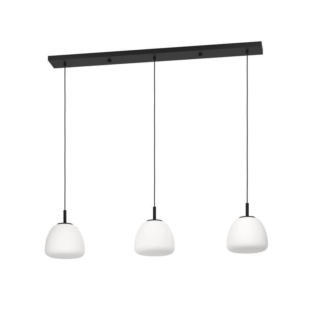 Dining room hanging lamp Balmes 3x opal glass