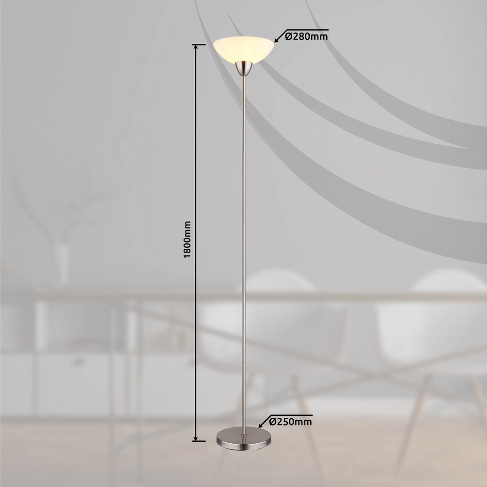 Floor lamp Lima nickel Globo 9007371453344