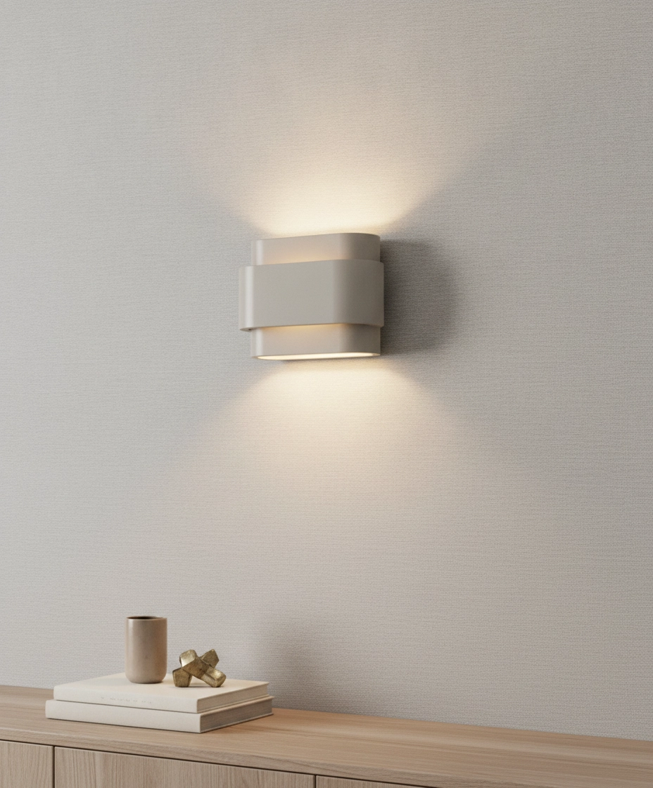 Unique wall lamp Metz Khaki