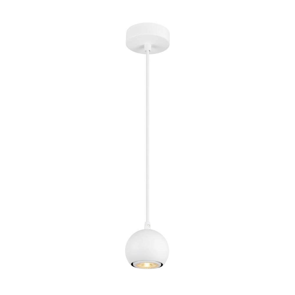 Sleek pendant lamp Light Eye 90 white Ø 9cm