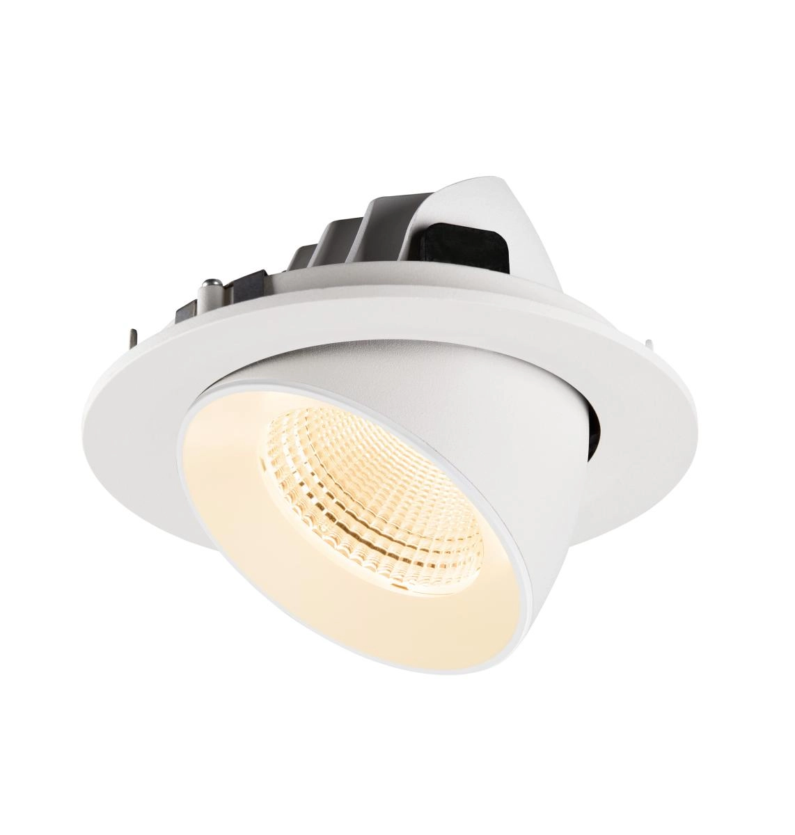Recessed spotlight Numinos Gimble L white 2700K - 55deg SLV 4024163310352