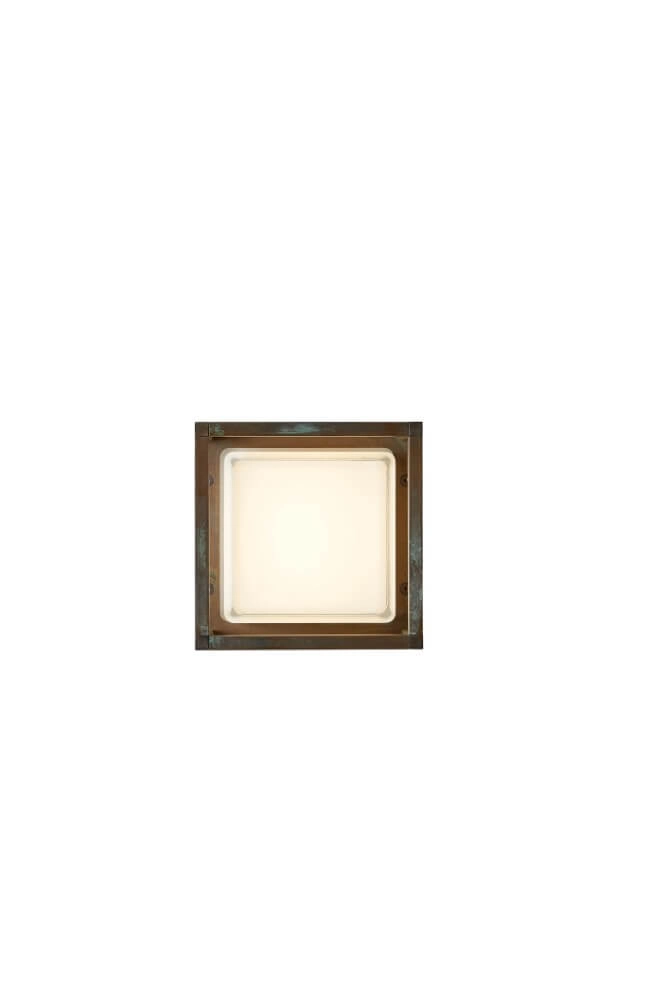 Rural outdoor lamp Ice Cubic square with bracket Lyora