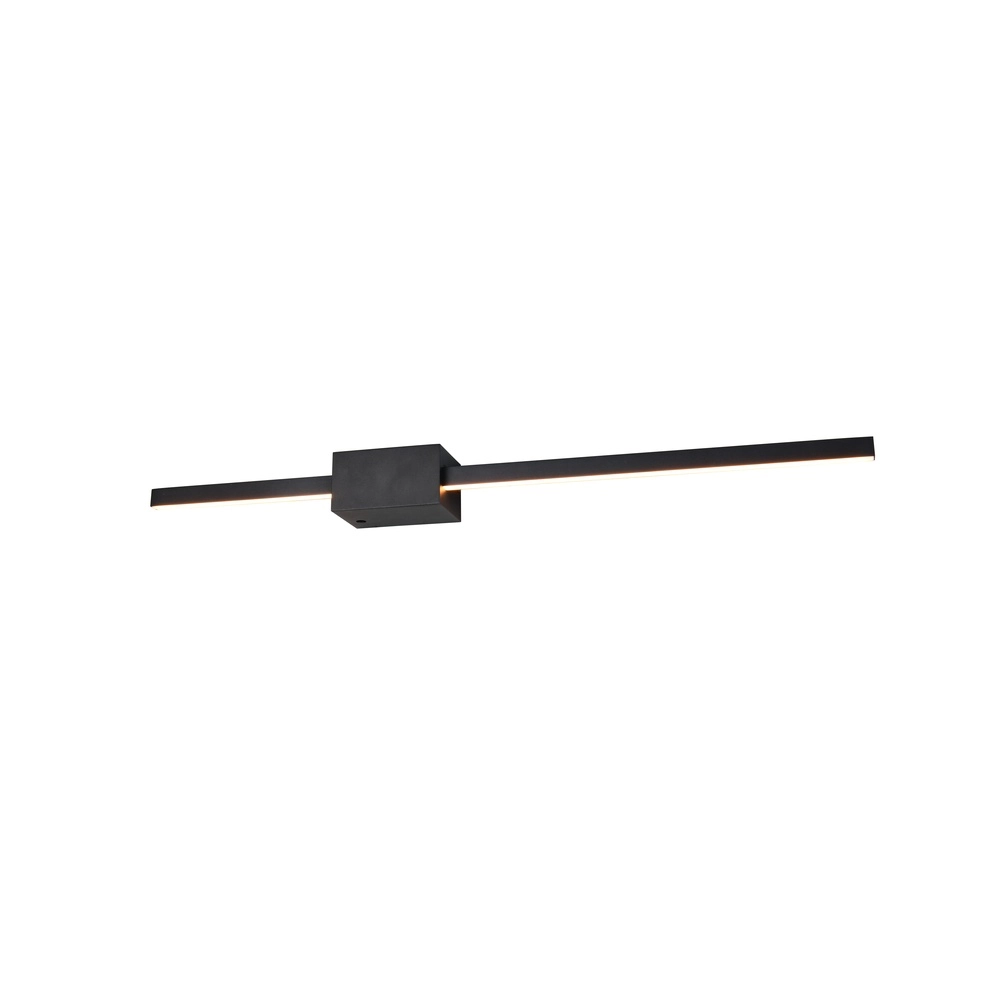 Modern wall lamp Cassino black 70.5cm Trio 4017807683226