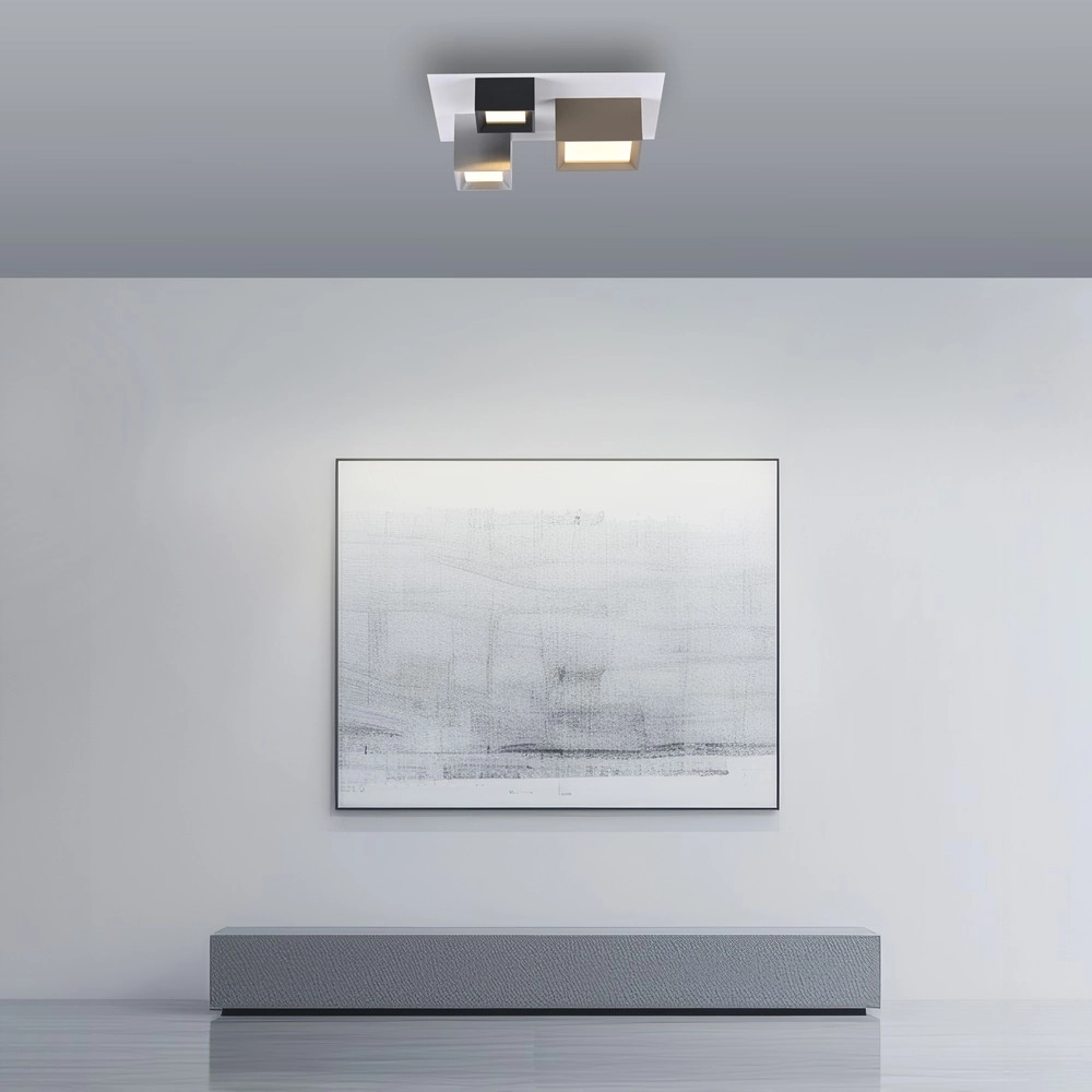 Led ceiling light Pure Manhattan 3-light Paul Neuhaus 4012248396872