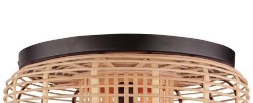 Ceiling light Crosstown Rattan Brilliant 4004353379888