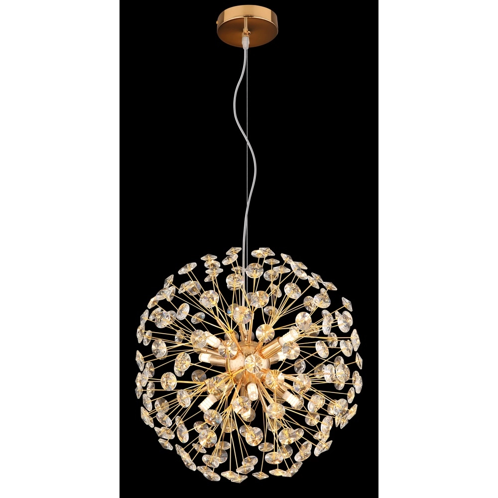 Pendant lamp Katrina gold Ø 40cm Globo 9007371478309