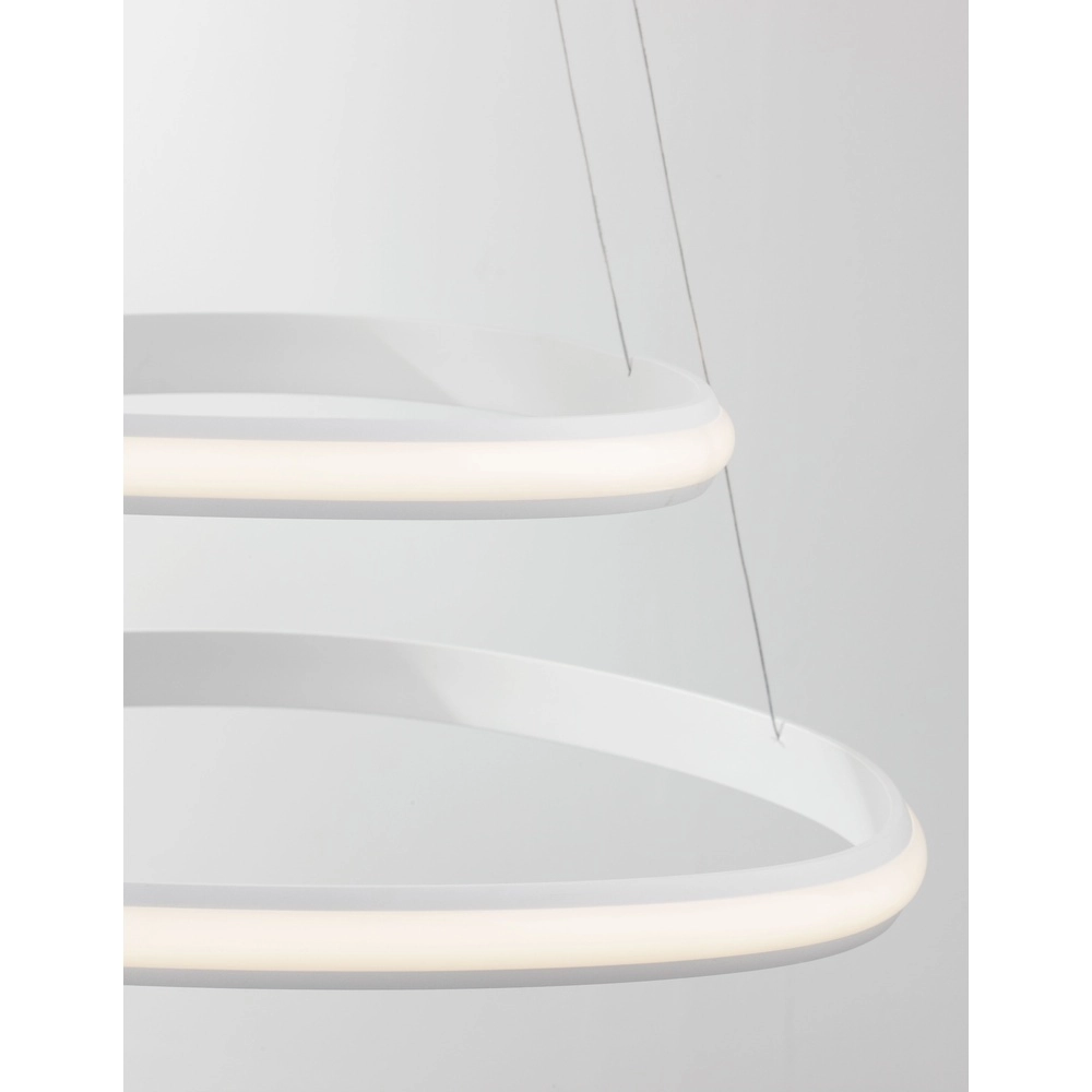 Design pendant lamp Aries white Ø 59cm Lyora 5212017419811