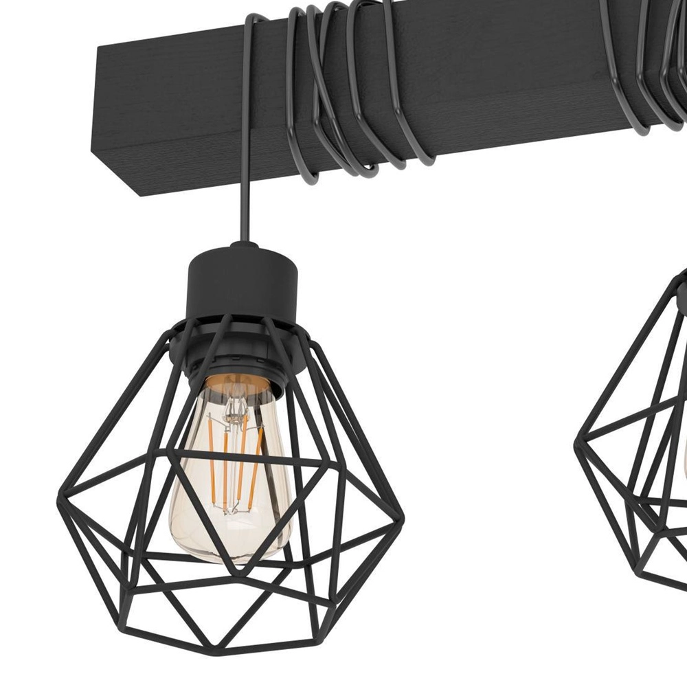Country ceiling lamp Townshend 5 3-light Eglo 9002759307516