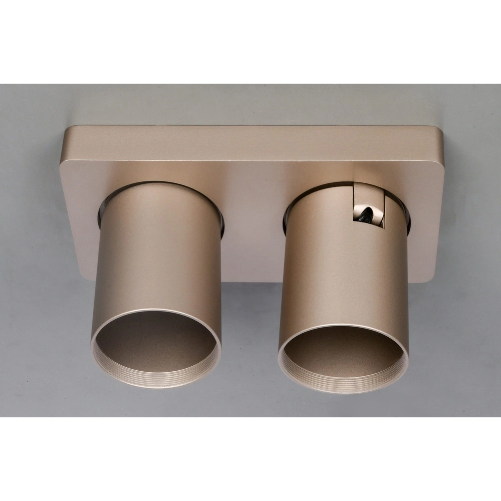Double surface-mounted spotlight Megano champagne Artdelight 8720701103474