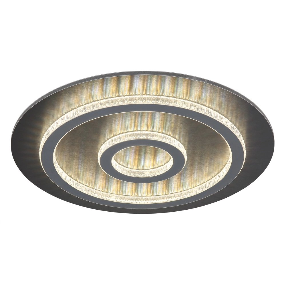 Ceiling lamp Jayden black Ø 45cm