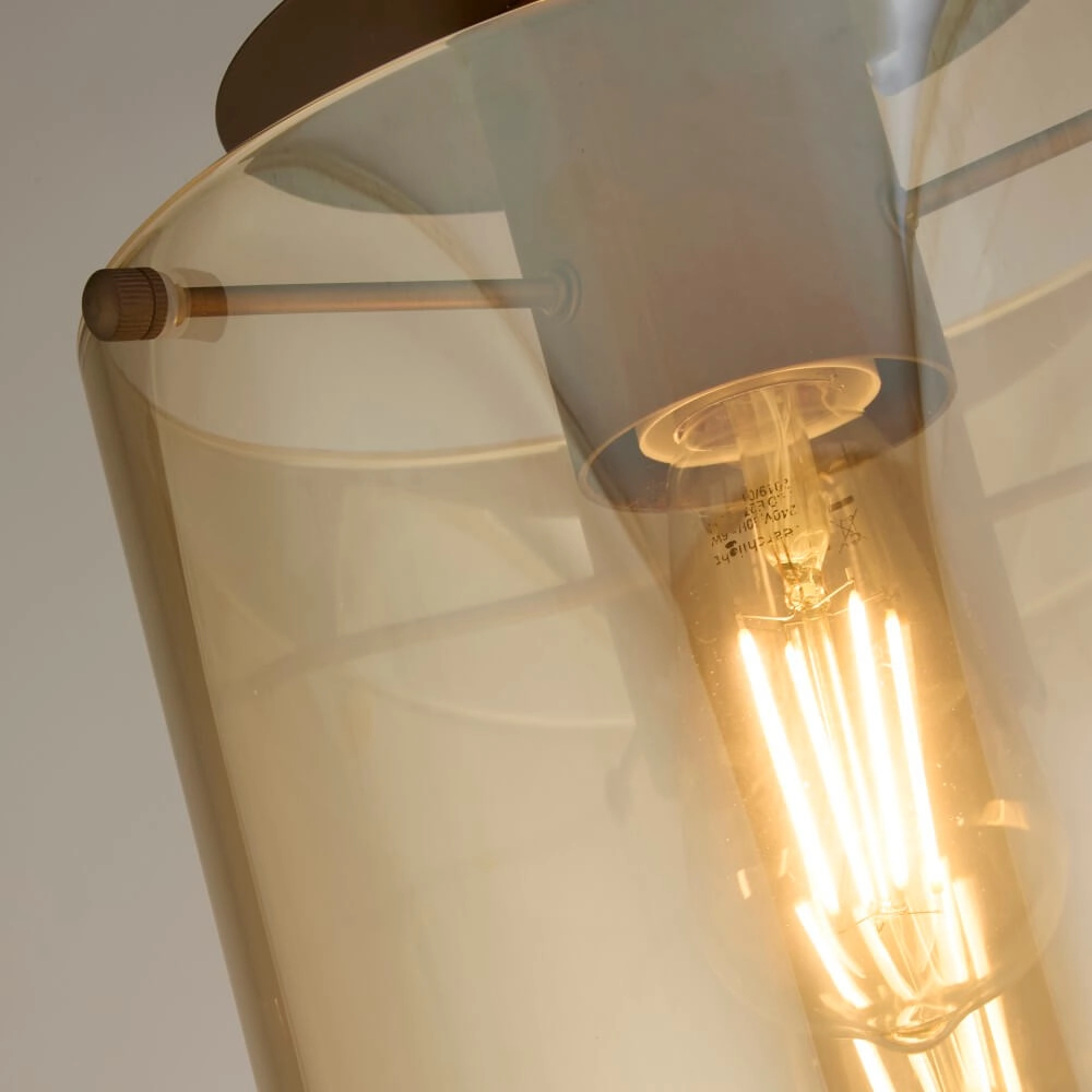 Ceiling lamp 1-light Sweden Mocha Brown Searchlight 5053423271415