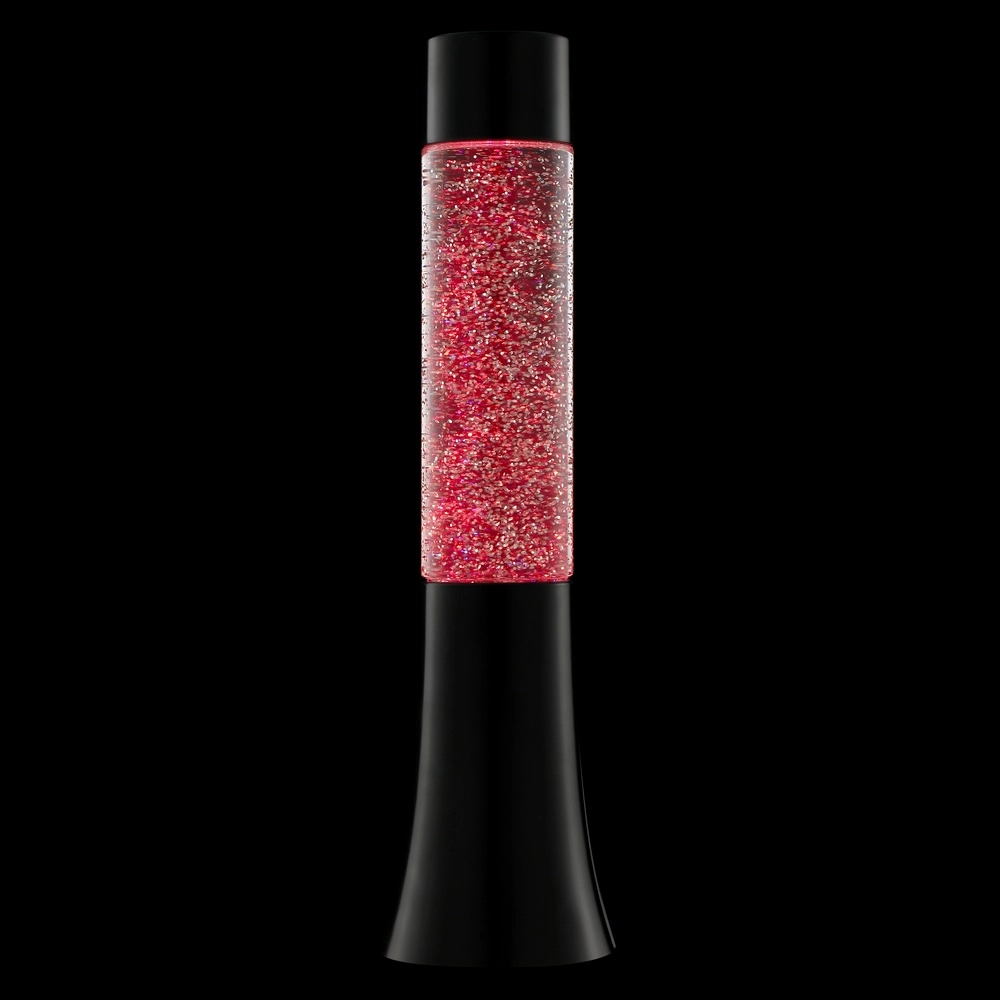 Lava lamp Glitter-Tower Black