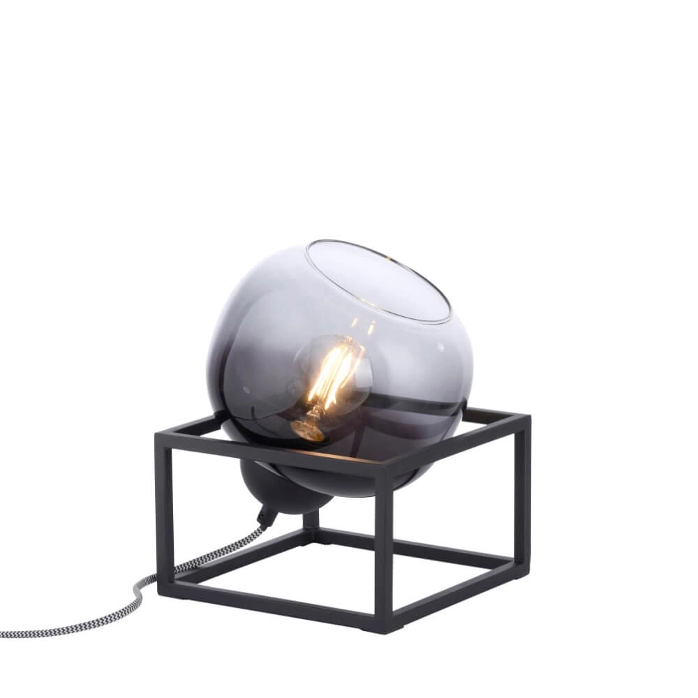 Black table lamp Zea Just Light 4043689993771