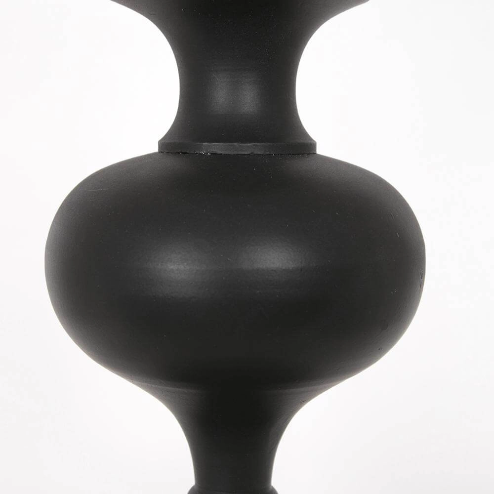 Table lamp Lyons black with straw shade Steinhauer 8712746172492