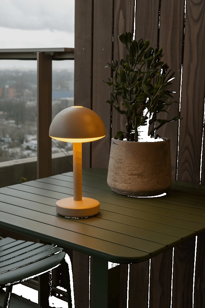 Rechargeable table lamp Bug Beige Humble 7446023313322