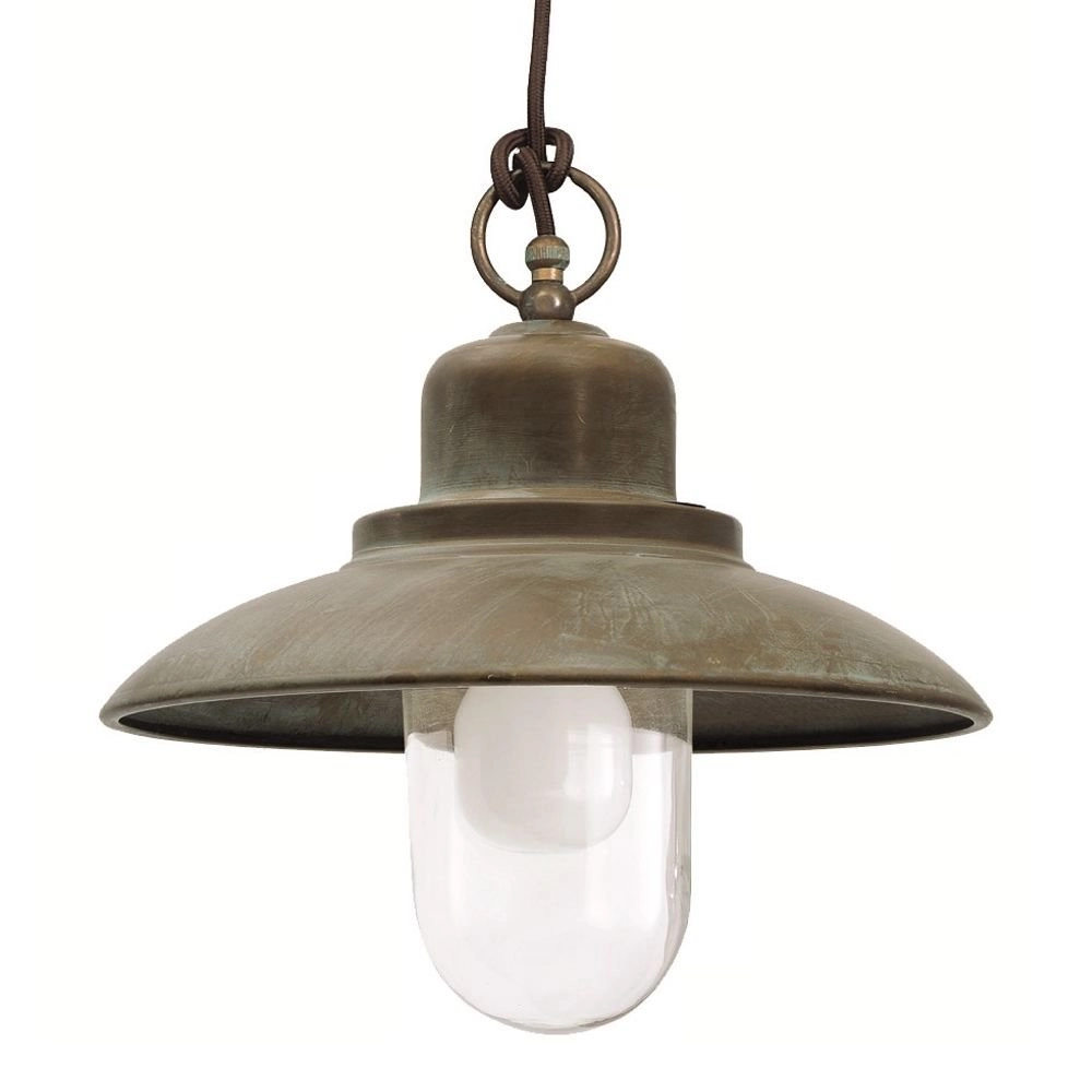 Porch hanging lamp Veranda 1 30cm copper brown Franssen 8021035005756