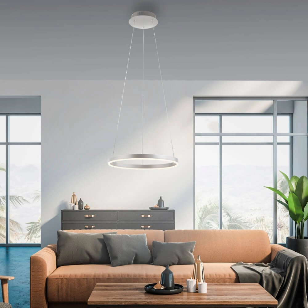 Pendant lamp Ritus aluminium Just Light 4043689983499