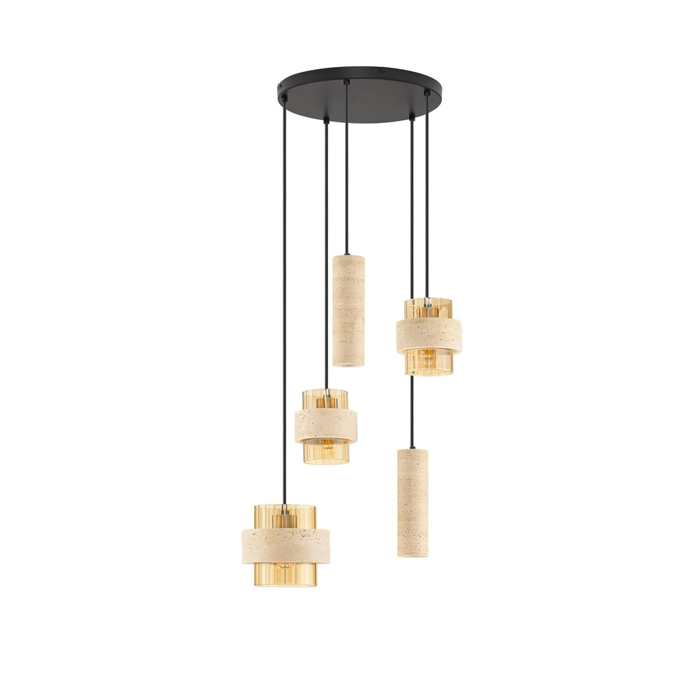 Modern pendant lamp Melony sand brown Lyora 5212063501256