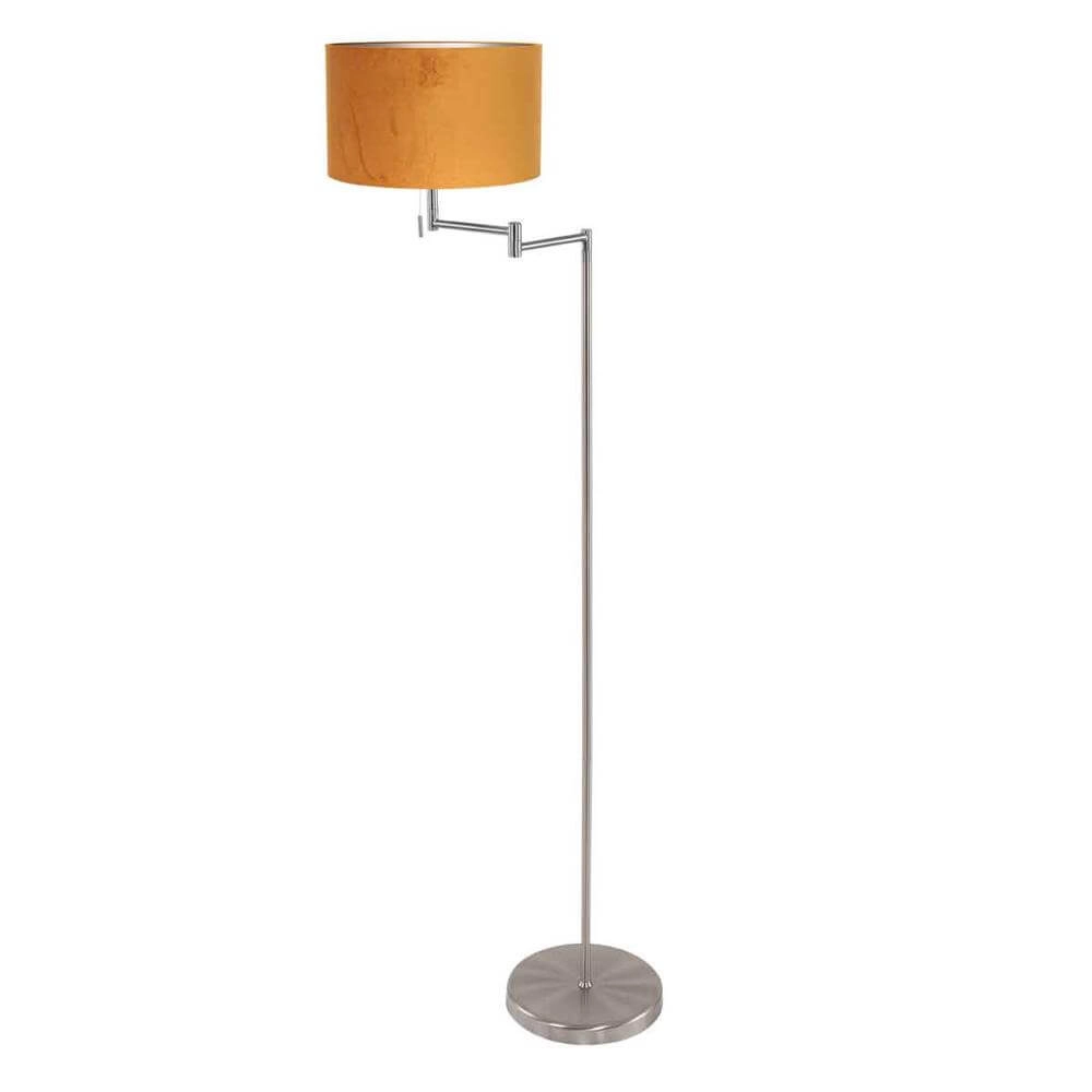 Floor lamp Bella metal with golden shade Steinhauer 8712746174519