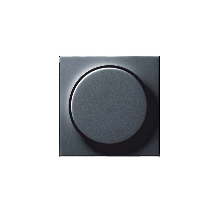 Anthracite Dimmer cover for built-in dimmer Lyora 4010337650287