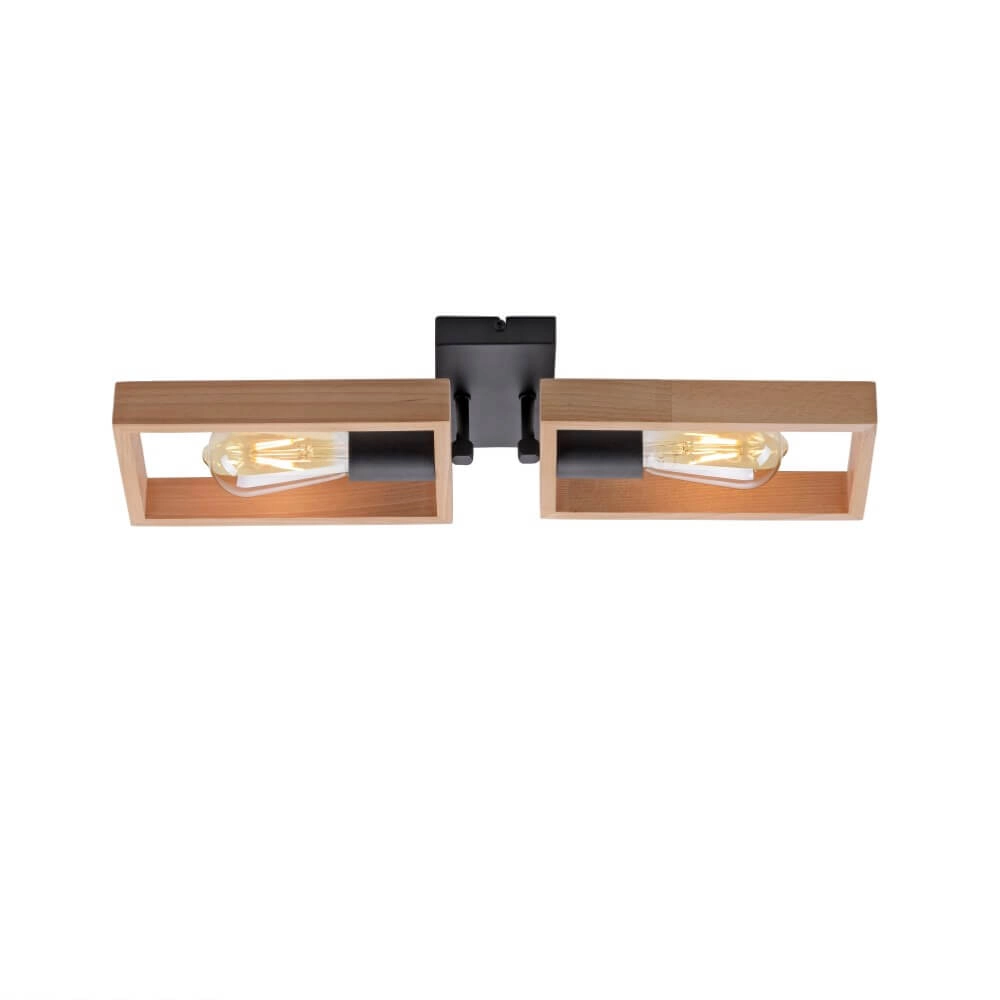 Country ceiling lamp Franky 2-light Just Light 4043689983116