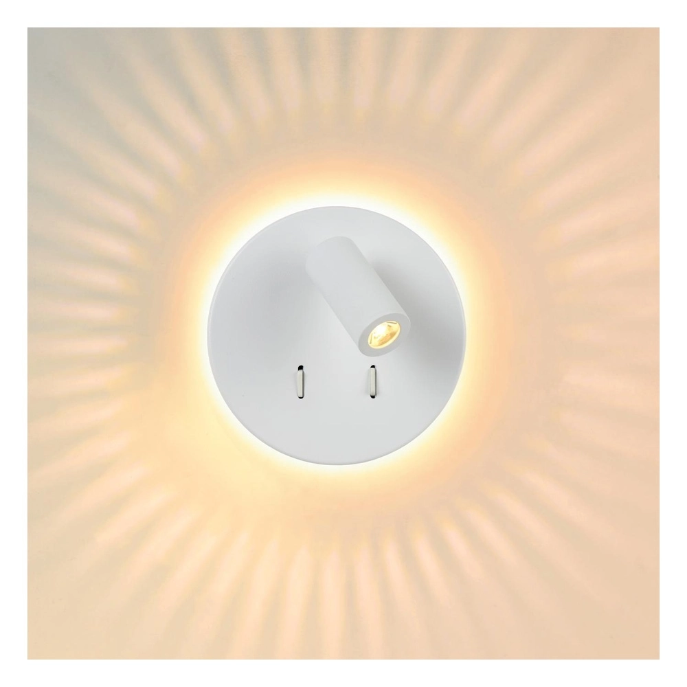 Bedside lamp Bentjer white Lucide 5411212791658