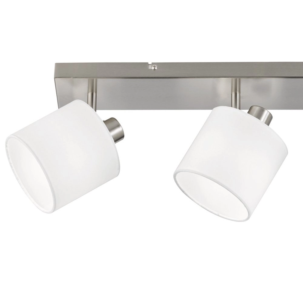 Ceiling spot Tommy 4-light stainless steel with white Trio 4017807388978