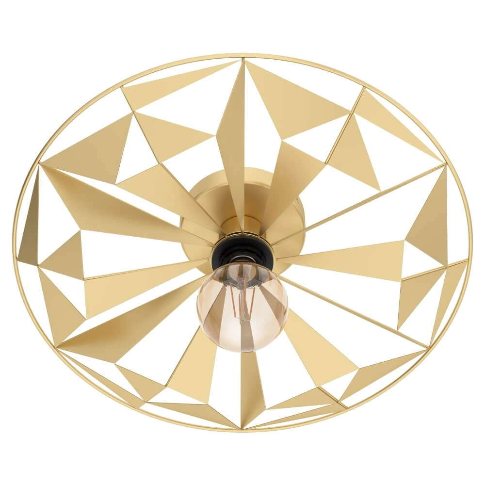 Gold ceiling lamp Castanuelo Ø 42.5cm