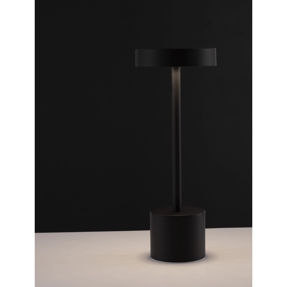 Design table lamp Fumo Rechargeable Black Lyora 5212017434753