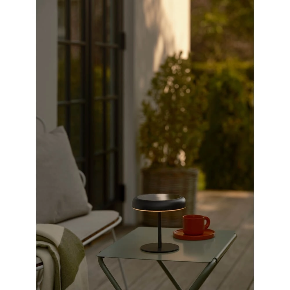 Solar table lamp Elmer Black rechargeable Nordlux 5704924023507