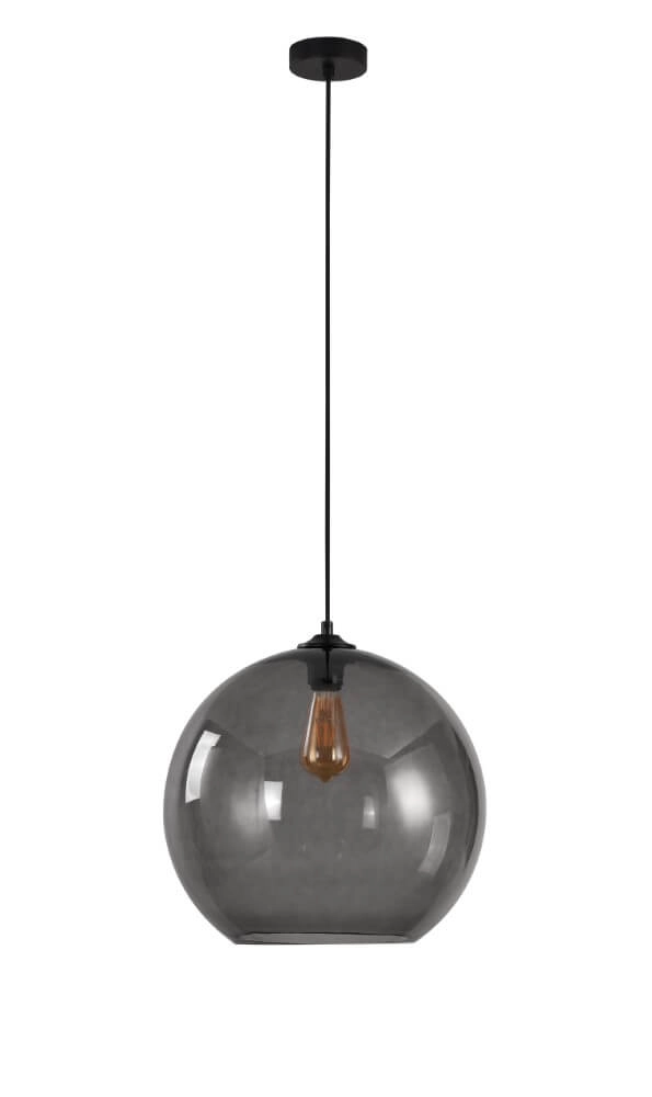 Ceiling light Marino gray glass Ø 40cm Artdelight 8719831738519
