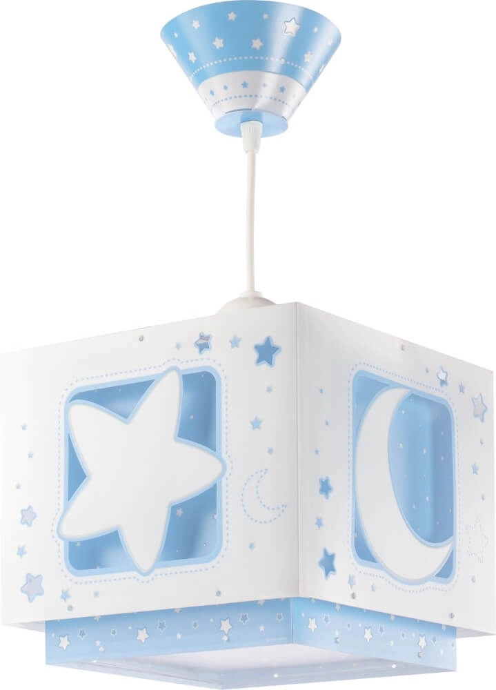 Children's room pendant lamp Moonlight blue