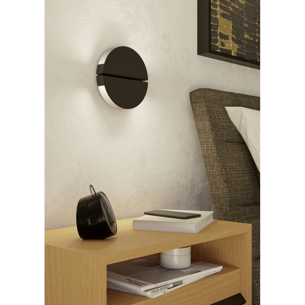 Design wall lamp Pianosa black Eglo 9008606356966