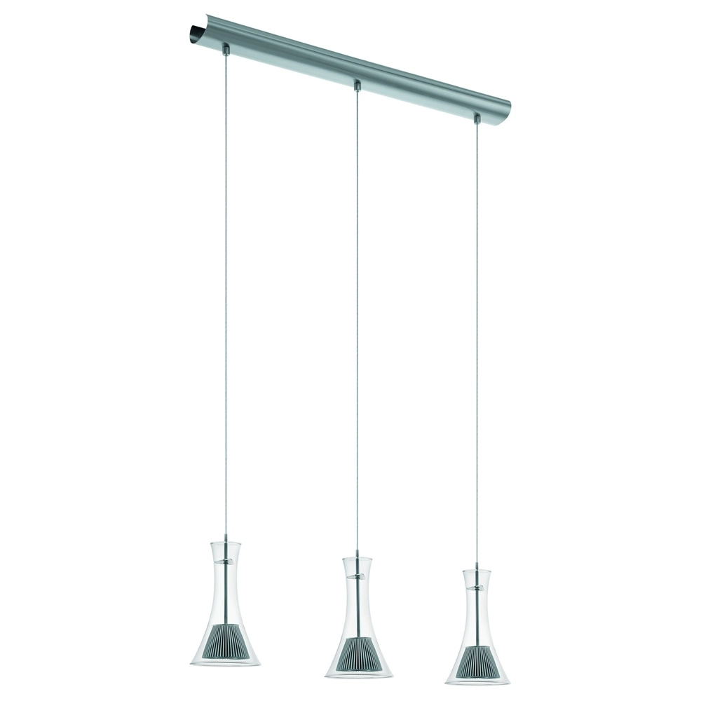 3-light pendant lamp Musero nickel