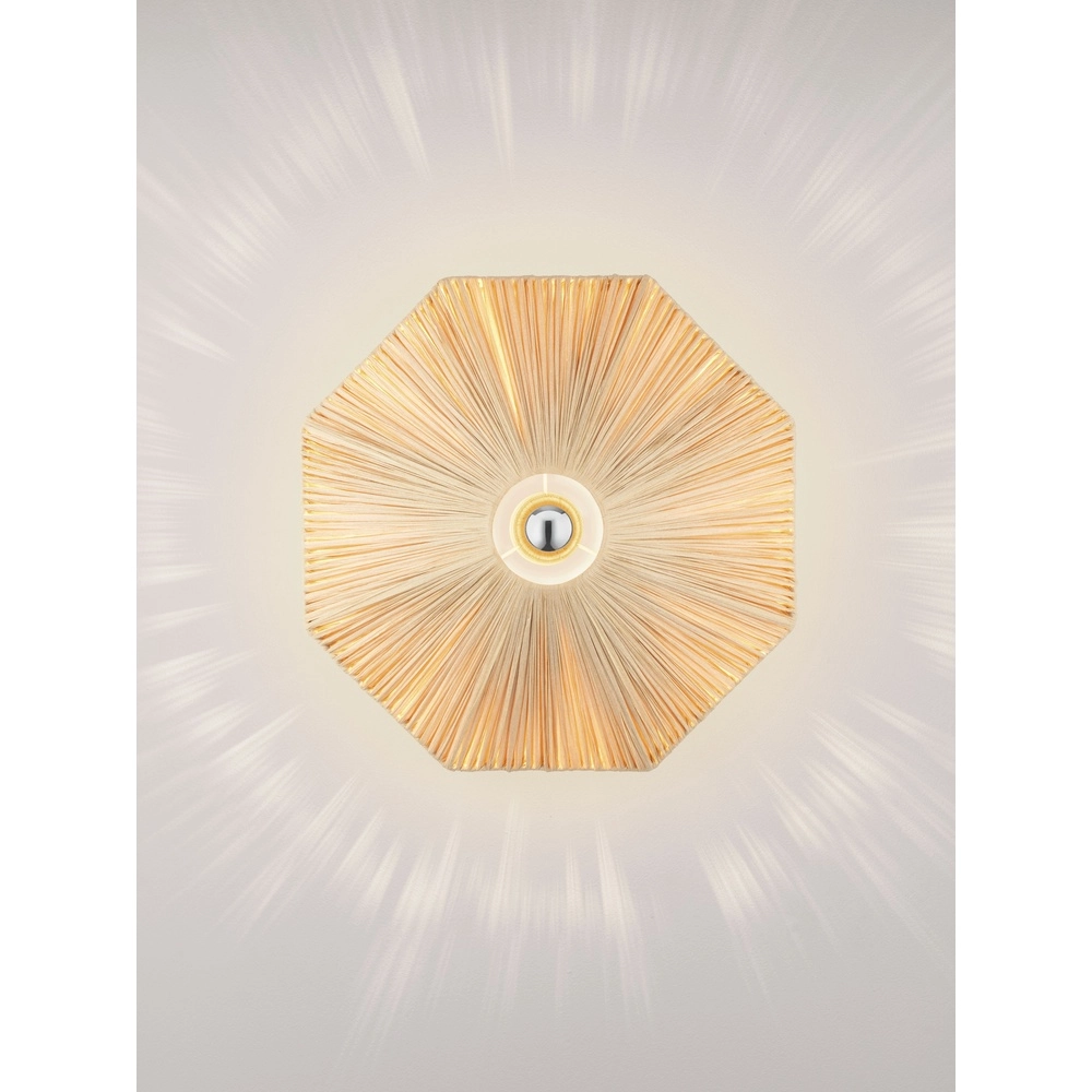 Japandi wall lamp Elvio Ø 45cm Lyora 5212017493910
