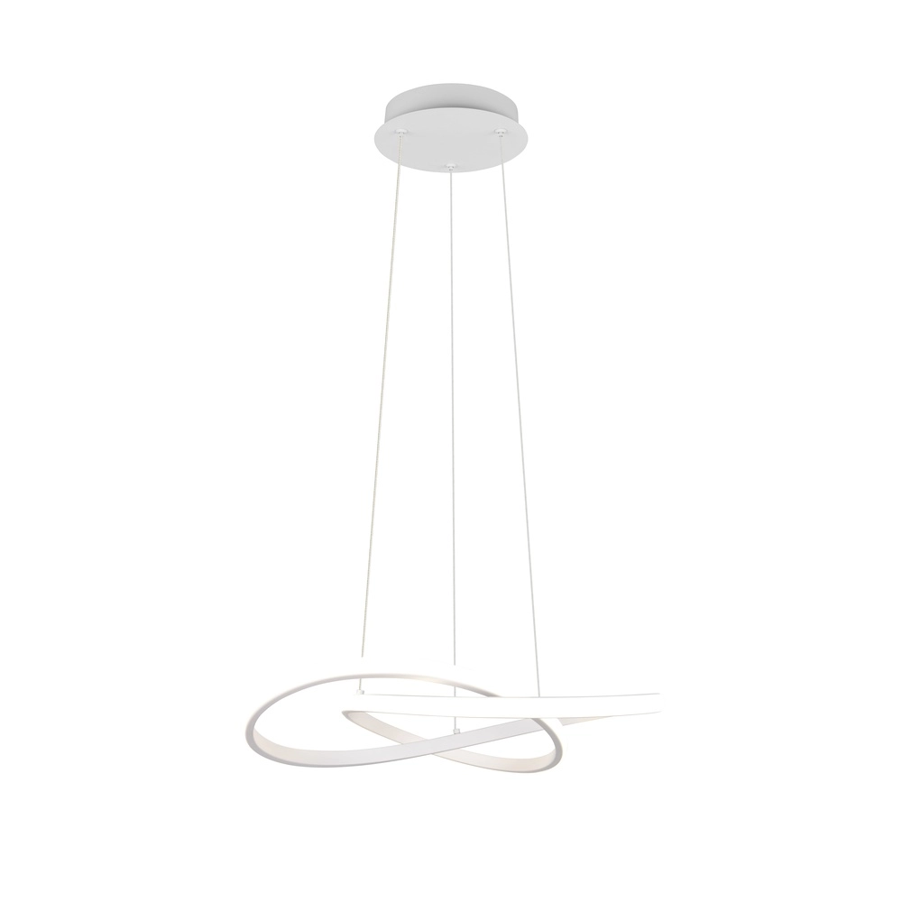 Design pendant lamp Mansa white Trio 4017807682151